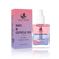 MAGIC ARMOR Cuticle Oil for Nails 15ml（0.5Fl.oz）– Nail 0.35 Ounce (Pack of 1)