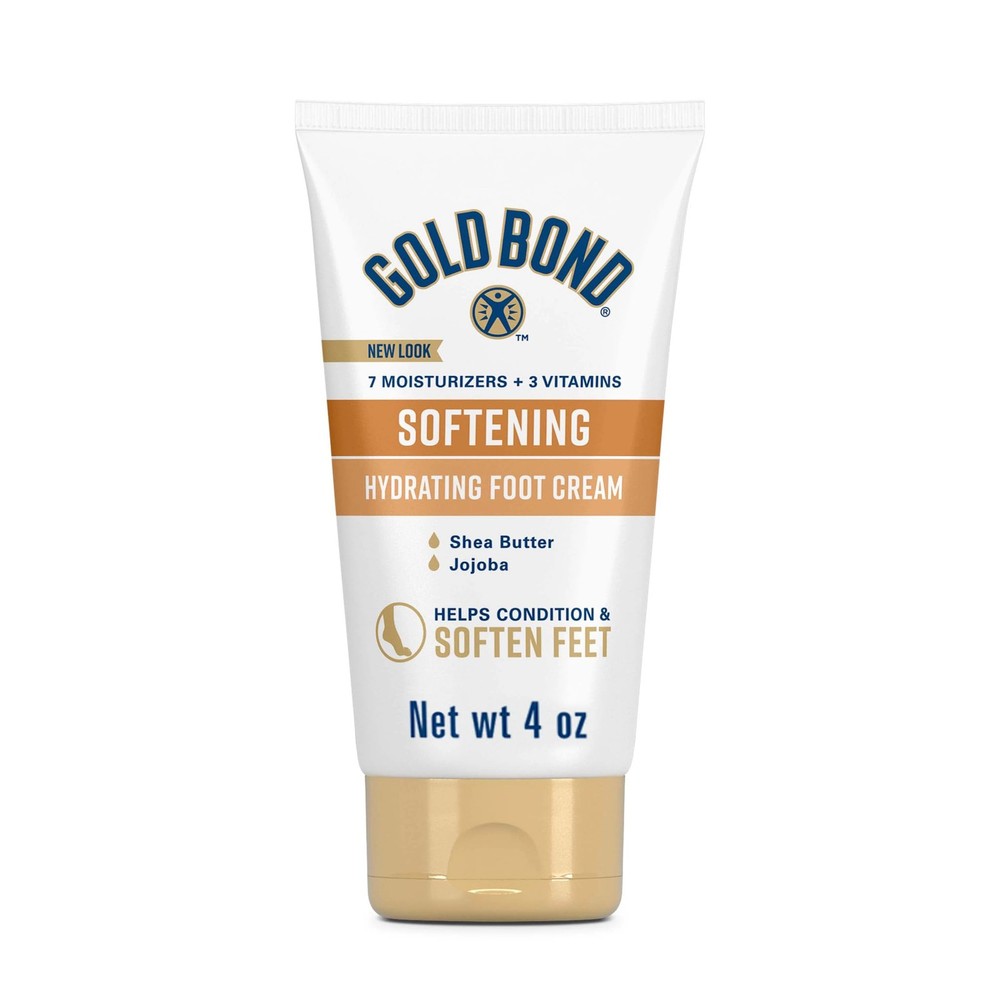 Gold Bond Softening Foot Cream, 4 oz., 4 Ounce (Pack of 1),