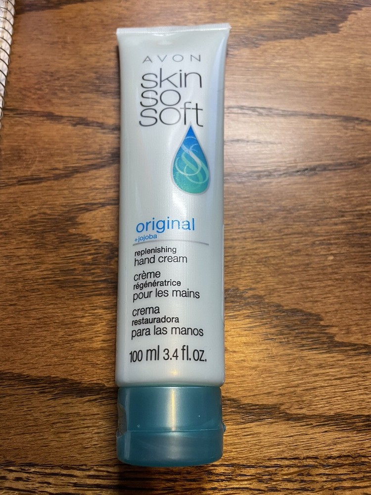 Avon Skin So Soft Original Replenishing Hand Cream +Jojoba 3.4oz New
