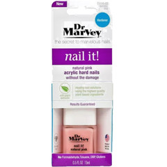 Dr MarVey Marvelous T1110-02 Natural Pink Nail It Acrylic Hard Nails No Damage