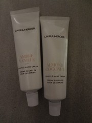 LAURA MERCIER TWIN FLAMES SOUFFLE HAND CREAM AMBRE VANILLA & ALMOND COCONUT