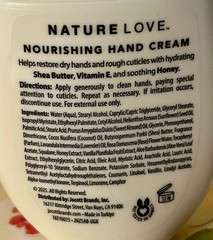 2 NATURE LOVE AROMATHERAPY HAND CREAM 3.4 OZ HONEY & SHEA BUTTER