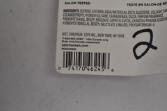 Lot of 2 Sally Hansen Nail Rehab Charcoal Resurfacer Cuticle Rehab Exfoliator