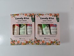Lot Of 2 Lovely Kiss Hand Cream Fresh Rich, Ultra Moisture & Silky Touch