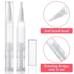 50PCS 5ml Cuticle Oil Pen Empty Nail Oil Pen Refillable Cuticle Oil Pen Trans…