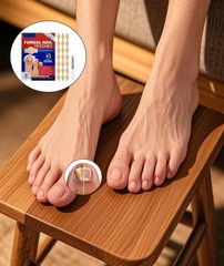 Fungal Nail Patches Ingrown Toe Nail Remover 21 Pcs Overnight Nail Repair