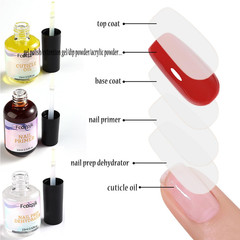 Nail Dehydrator and Nail Primer with Cuticle Oil Set, Air Dry Bonding Primer for