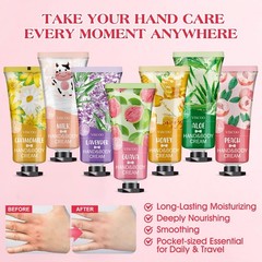 VISCOO 7 Pack Hand Cream Gifts Set for of 7, B-7P