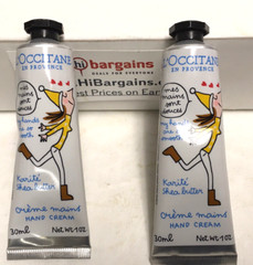 Lot of 2 L’Occitane Karite’ Shea Butter Hand Cream, 1 Oz / 30ml NWOB
