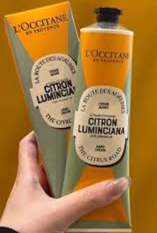 L’Occitane Citron Luminciana Hand Cream. 5.2 oz, 150ml , New in Box