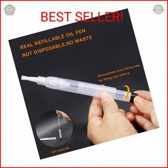 URGINO 3-Pack 6ml Real Refillable Cuticle Oil Pens, Nail Oil Pen Empty, Fillable