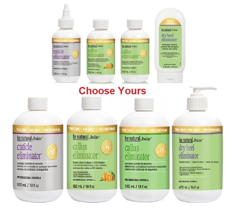 Prolinc Be Natural Callus Eliminator / Orange Scent /Dry Heel – Choose Yours