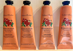 Crabtree Evelyn Hand Therapy Cream POMEGRANATE Lot x 4 Ultra Moisturizing Lotion