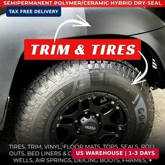 RENEW PROTECT – GLOZ, Tire & Trim Treatment, Ceramic-Hybrid Protectant, Lasts Mo
