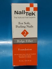 ( LOT OF 3 ) Nail Tek • For Soft Pelling Nails • RIDGE FILLER ~ 0.5 FL OZ EACH
