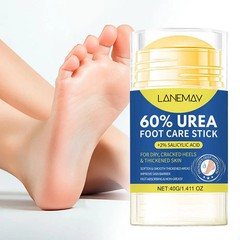 60% Urea Foot Care Cream Stick – Intensive Cracked Heel Repair, Callus Remover f