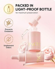 PACFE Velour Rosa Nail and Cuticle Oil – 100% Natural Plant-Based Treatment w…