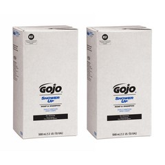 GOJO SHOWER UP Clean Scent Soap And Shampoo Refills, 16.91 Oz, 2PK