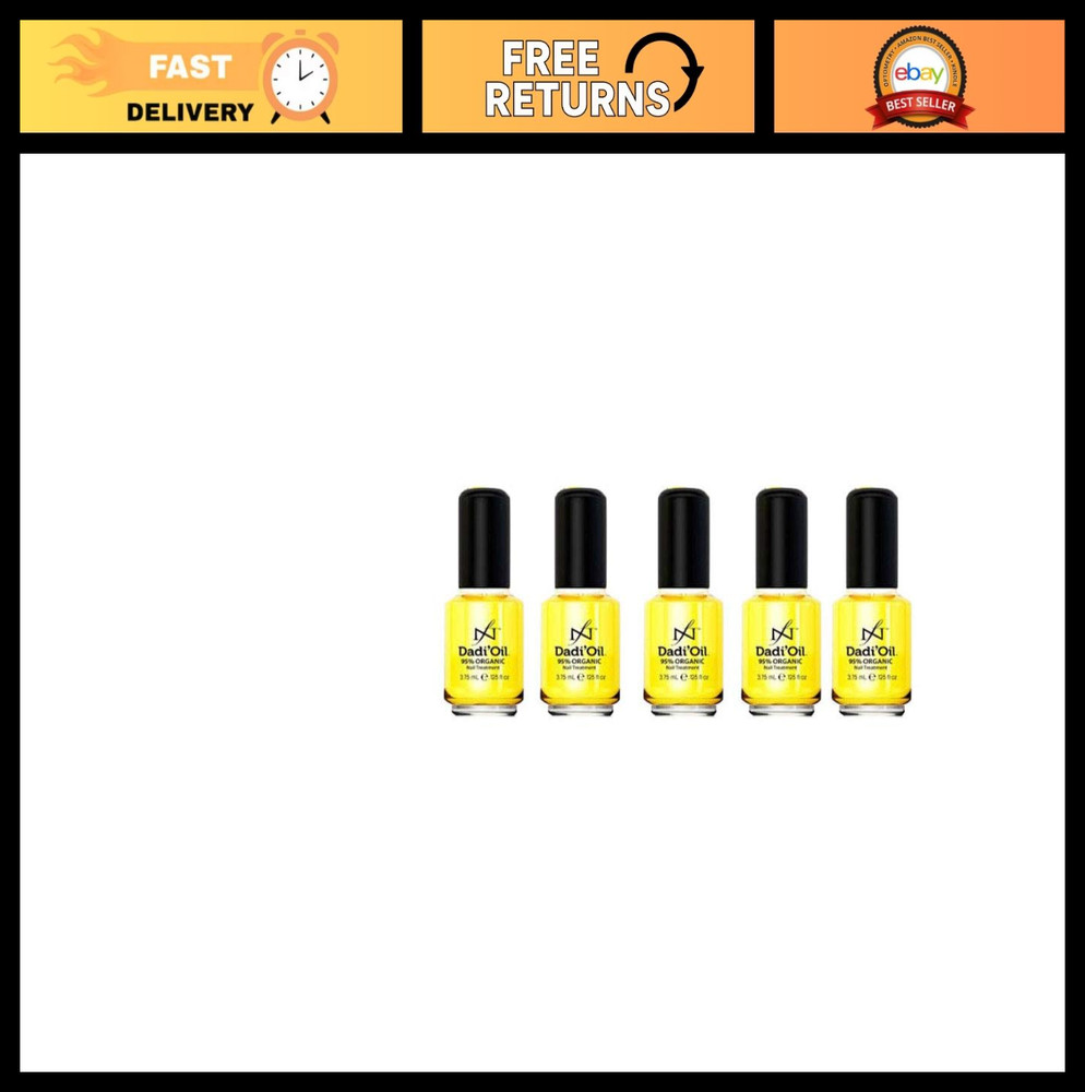 Nail & Cuticle Conditioner Treatment Oil – Set of 5, 1/8 oz – Hydrating & Nouris