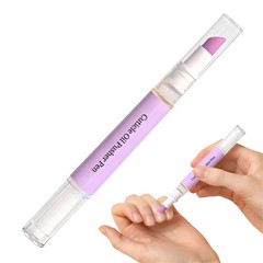 3-In-1Cuticle Oil Pusher Pen, Ceramic Cuticle Oil Cuticle Pusher Nail Oil Pen fo