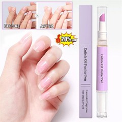 3-In-1Cuticle Oil Pusher Pen, Ceramic Cuticle Oil Cuticle Pusher Nail Oil Pen fo