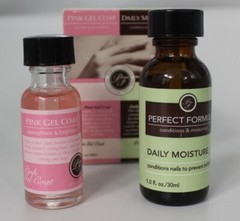 Perfect Formula Pink Gel Coat Daily Moisture Nail Strength Cuticle Set Essential