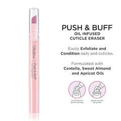 Sally Hansen Push & Buff 0.06 Fl Oz (Pack of 1), & 2-in-1 Pen