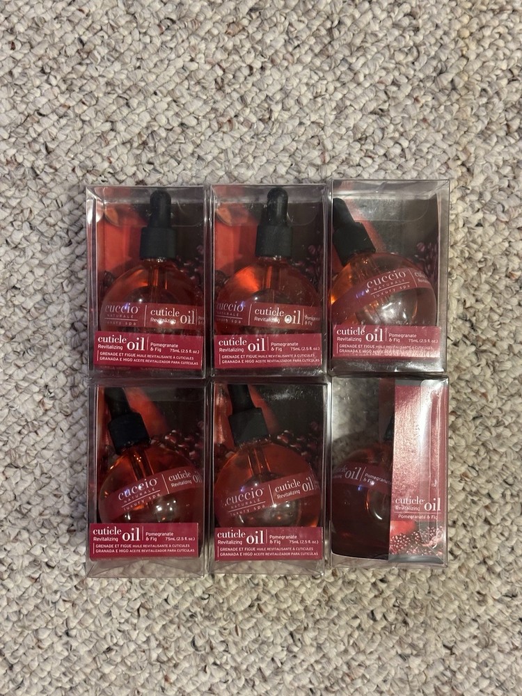 CUCCIO REVITALIZING CUTICLE OIL POMEGRANATE AND FIG 2.5 OZ – 6 PACK