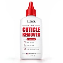 Professional Cuticle Remover 2oz – Rapid Gel, Hydrating Aloe, Almond Oil Formula