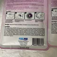 3-pk Epielle Moisturizing Socks Sunflower Seed Oil Avocado Oil Vitamin E