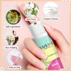 SAVILAND Cuticle Remover Kit 4 Piece Set, A-2.03OZ