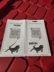 2 Pack Bearded Dragon Nail Clippers Reptile Claw Trimmers Pet Grooming Scissors