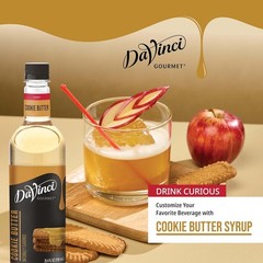 DaVinci Gourmet Cookie Butter Syrup, 25.4 Fl Oz (Pack of 1),