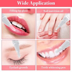 50PCS 5ml Cuticle Oil Pen Empty Nail Oil Pen Refillable Cuticle Oil Pen Trans…