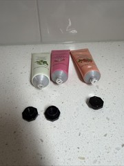 3x Crabtree & Evelyn Hand Therapy 0.9oz Ea Avocado Pomegranate Pear Pink SEALED