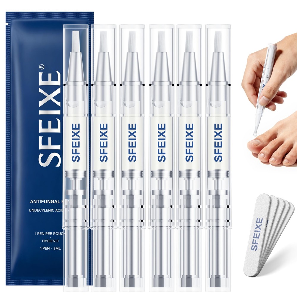 Toenail Fungus Treatment Extra Strength Pen – FSA 0.1 Fl Oz (Pack of 6), Blue