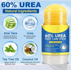 Urea 60% + 2% Salicylic Acid Foot Cream for Cracked 1.4 Ounce (NEW Sealed)