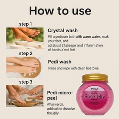 Pinch Me Crystal Jelly Dead Sea Salt Soak for Relaxation & Soft Skin 175g