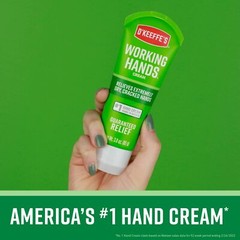 O Keeffe’s Working Hands Hand Cream 3 Ounce Pack of 2 for Dry Cracked Skin Re…