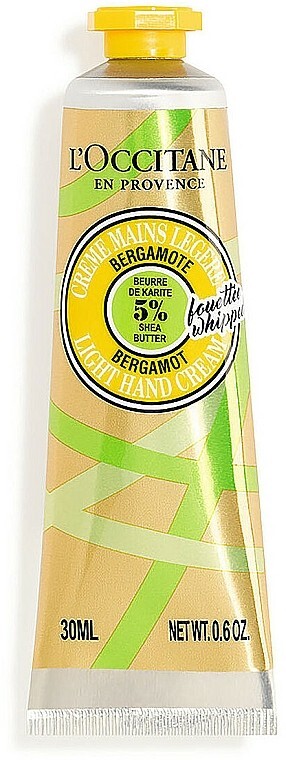 L’OCCITANE EN PROVENCE BERGAMOT LIGHT HAND CREAM WITH SHEA BUTTER 0.6 OZ NEW