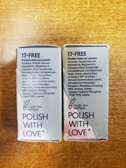 2 Pack: ella+mila *First Aid Kiss* Nail Strengthener 0.45 oz. ea. (1297) R8P5b