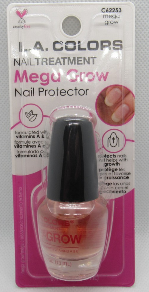L.A. Colors Nail Treatment *MEGA GROW* Nail Protector Vit A &E Protects&Promotes