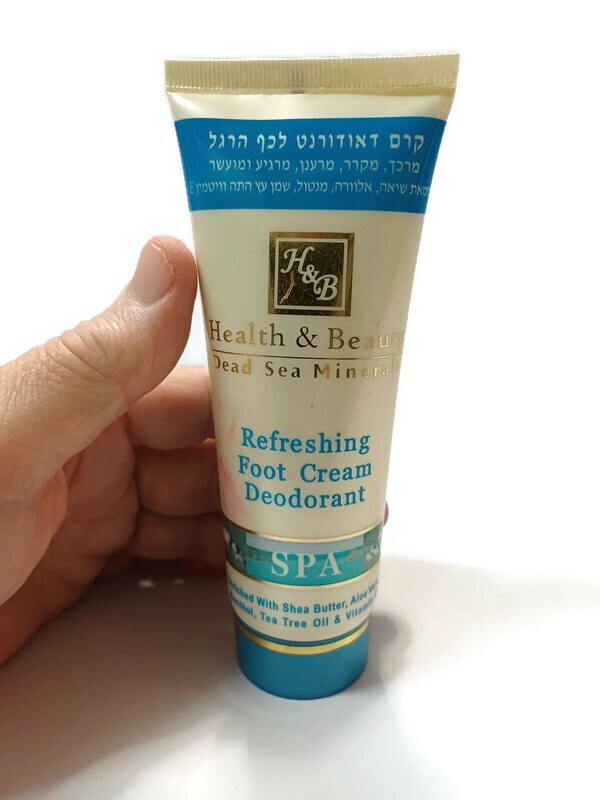 💥H&B ‘Refreshing Foot Cream Deodorant’ Dead Sea Minerals with Menthol 100ml