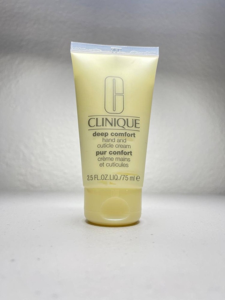 Clinique Deep Comfort Hand and Cuticle Cream 2.5 oz. / 75 ml – FULL SIZE! NEW!