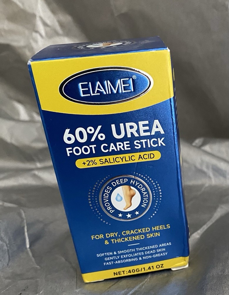 Urea 60% + 2% Salicylic Acid Foot Cream for Cracked 1.4 Ounce (NEW Sealed)