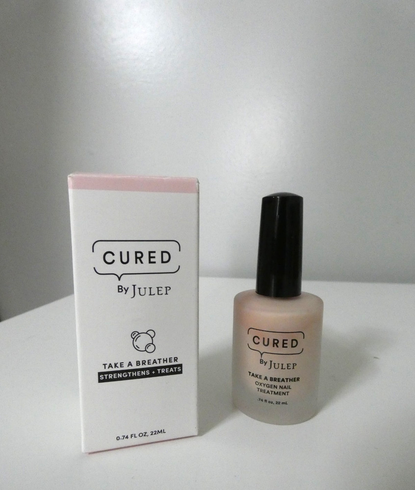 Cured by Julep Sheer Pearl Take A Breather Oxygen Nail Treatment New 0.74 fl oz