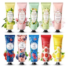 10 Pack Hand Cream Set,Moisturizing Mini Lotion,Travel Size 10Pcs