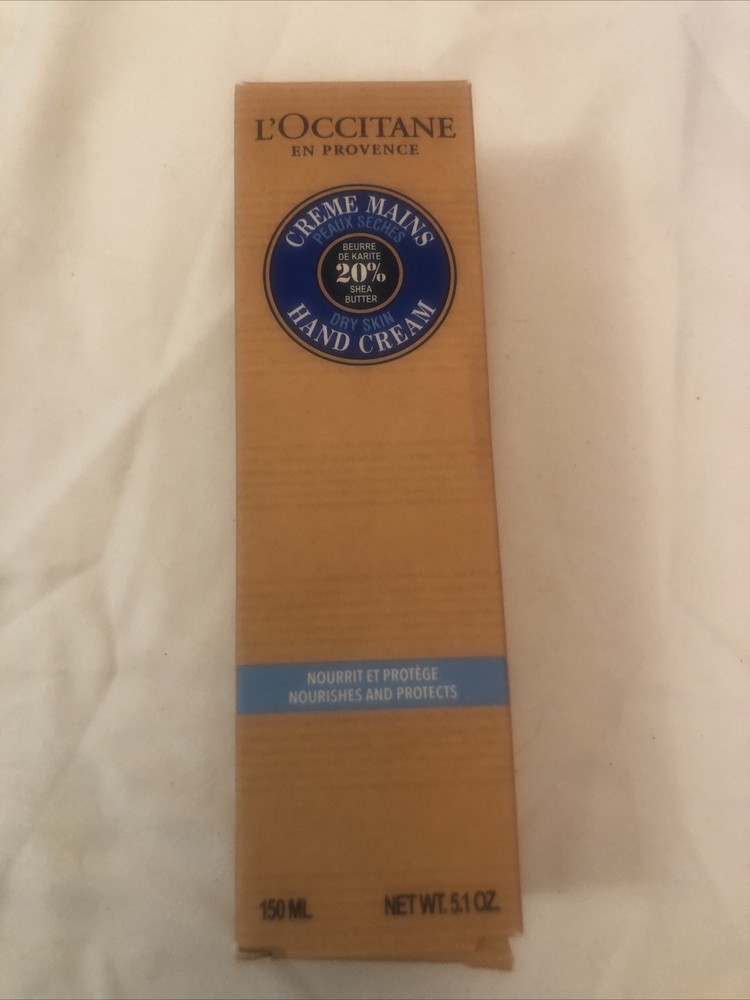 L’OCCITANE Creme Mains Shea Butter Hand Cream Large Size 150ml 5.2oz NEW