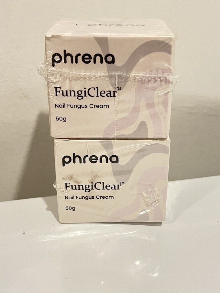 2X phrena FungiClear Anti-Fungal Nail Cream Copper Peptides Tea Tree Exp 1/2029