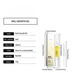 Nail Growth Oil for Hydration & Cuticle Strengthening Natural Nail Health Care
